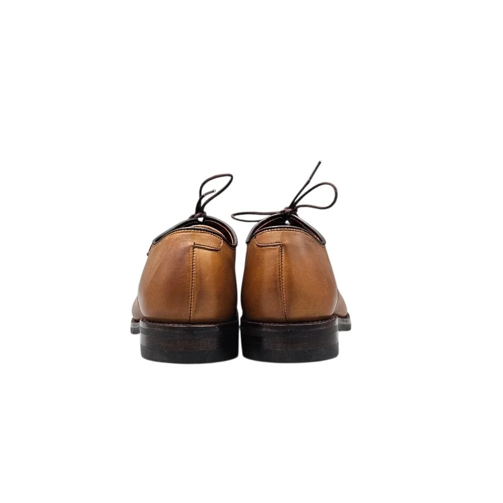 Allen Edmonds Men's Size 10.5 E EUC! Fifth Avenue Brown Leather Cap-Toe Oxfords